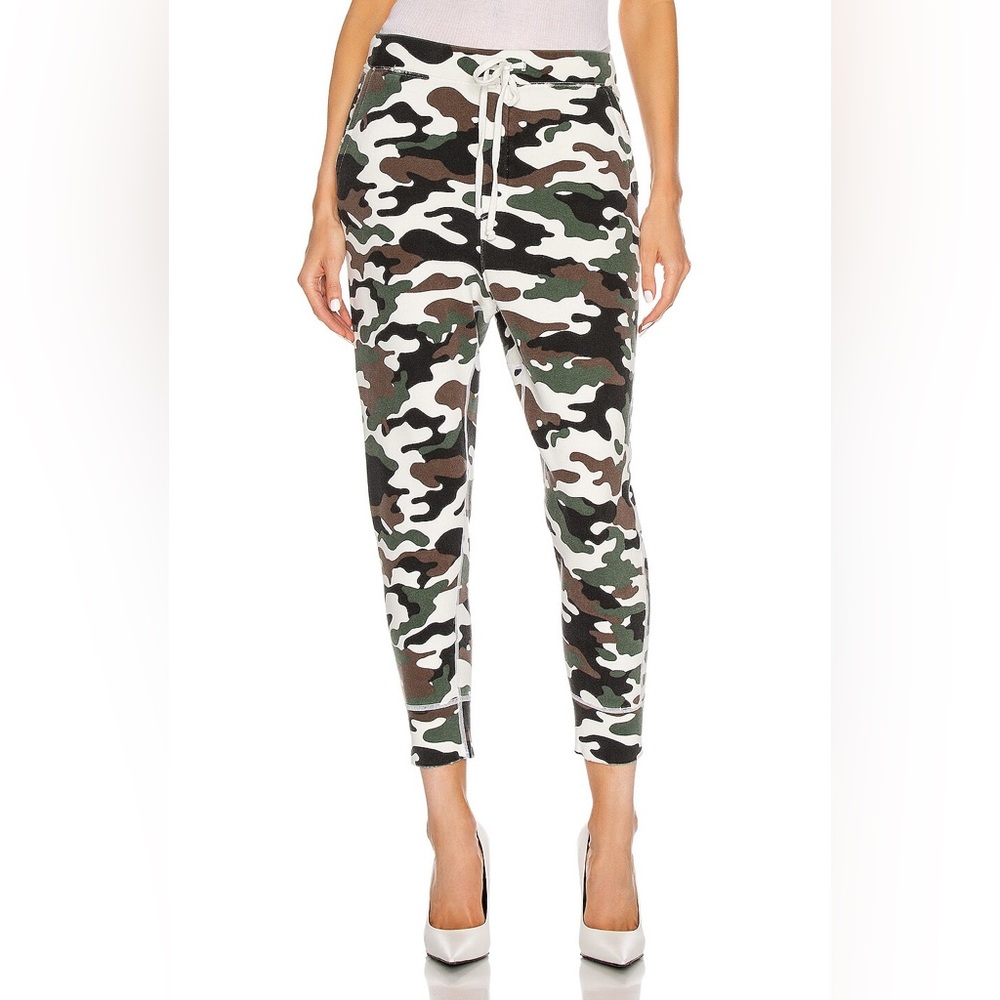 NILI LOTAN Nolan jogger in white camo